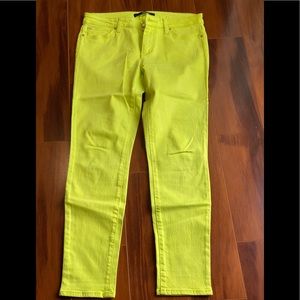 Neon green jeans